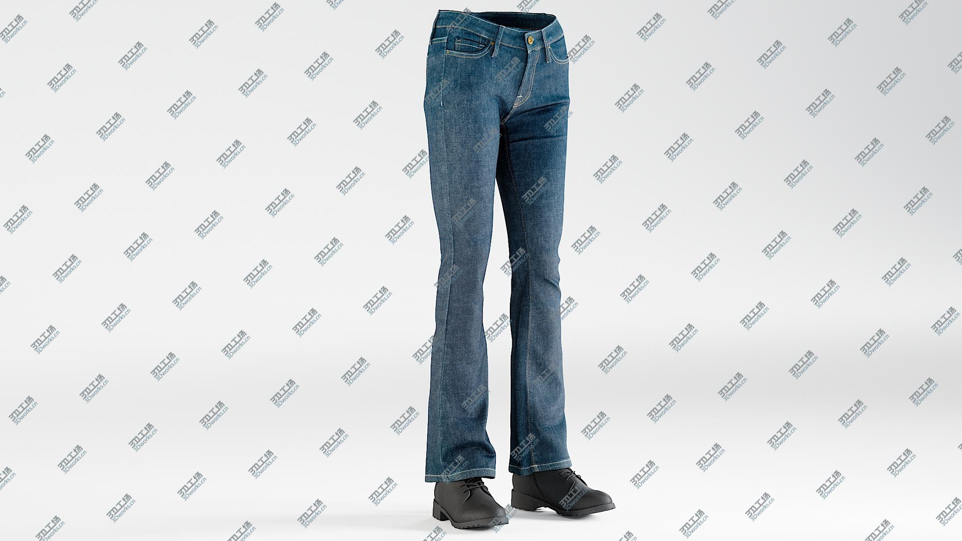 images/goods_img/202104091/Women's Jeans with Boots 3D model/4.jpg